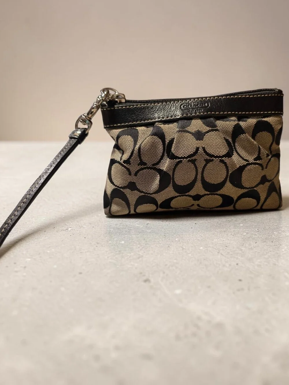 Coach compact wristlet